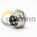 GX16 4 Pin Connector Standard Male Straight Panel Receptacles Solder Cable Back Mount GX16 4 Pin Connector Standard Male Straight Panel Receptacles Solder Cable Back Mount
