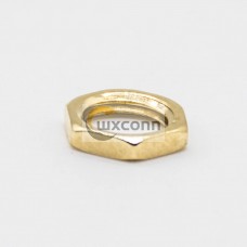 Hex Kep Nuts Metal Gold Plating For SMA Hex Kep Nuts Metal Gold Plating For SMA