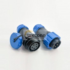 Weipu IP68 Series Waterproof Circular Male Plug & Female Socket In-Line Type SP21-5 Pins Connector Weipu IP68 Series Waterproof Circular Male Plug & Female Socket In-Line Type SP21-5 Pins Connector