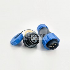 IP68 Connectors SP21 Series 5 Pin Male Plug & Female scoket Rear-nut Mount Straight Waterproof & Dustproof Aviation IP68 Connectors SP21 Series 5 Pin Male Plug & Female scoket Rear-nut Mount Straight Waterproof & Dustproof Aviation