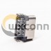 15 Pin D SUB Female Right Angled Through Hole for PCB Mount Black 15 Pin D SUB Female Right Angled Through Hole for PCB Mount Black