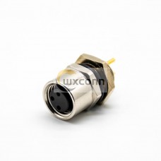 M8 PCB Connector 180° Back Mount Solder Type Waterproof 3 Pin Female Panel Receptacles M8 PCB Connector 180° Back Mount Solder Type Waterproof 3 Pin Female Panel Receptacles