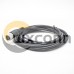 M12 Extension Cable 3Pin Female A Code Straight Connector Molded Cable 2M AWG22