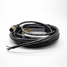 M12 Extension Cable 5Pin Male A Code Straight Connector Molded Cable 5M AWG22 M12 Extension Cable 5Pin Male A Code Straight Connector Molded Cable 5M AWG22