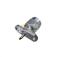 2-Holes Flange SMA Coaxial Conncetor Male for Panel Mount 2-Holes Flange SMA Coaxial Conncetor Male for Panel Mount