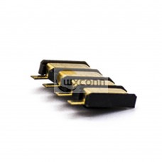 4 Pin Connector Battery 1.6H 2.5PH SMT Gold-plated 3U Anti-oxidation Battery Contacts