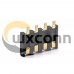 4 Pin Connector Battery 1.6H 2.5PH SMT Gold-plated 3U Anti-oxidation Battery Contacts