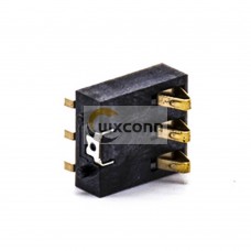 Battery Connection 3 Pin PCB Mount 3.0PH 10.0H Gold Plating Battery Contacts Battery Connection 3 Pin PCB Mount 3.0PH 10.0H Gold Plating Battery Contacts