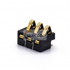 Battery Holder Lithium Ion Battery Connector Gold Plating 3 Pin 2.5PH 3.5H PCB Mount Battery Holder Lithium Ion Battery Connector Gold Plating 3 Pin 2.5PH 3.5H PCB Mount