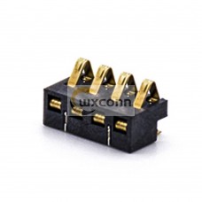 Battery 4P Connector 3.5H PCB Mount Gold Plating 2.5MM Pitch Battery Contact Shrapnel Battery 4P Connector 3.5H PCB Mount Gold Plating 2.5MM Pitch Battery Contact Shrapnel