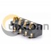 Battery 4P Connector 3.5H PCB Mount Gold Plating 2.5MM Pitch Battery Contact Shrapnel Battery 4P Connector 3.5H PCB Mount Gold Plating 2.5MM Pitch Battery Contact Shrapnel