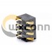 Battery Receptacle PCB Mount 6.7H 2.5 PH 4 Pin Handheld Device Dedicated Battery Connector