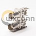 BNC PCB Right Angle Dual Female Connector Through Hole BNC PCB Right Angle Dual Female Connector Through Hole