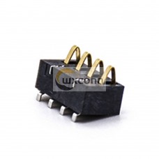 Battery Holder PCB Mount Gold Plating 2.5PH 5.4H 4 Pin Mobile Phone Lithium Battery Connector Battery Holder PCB Mount Gold Plating 2.5PH 5.4H 4 Pin Mobile Phone Lithium Battery Connector