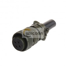 MS3106A20-4S MIL-DTL-5015 Series 4 Contacts Solder Socket Threaded Wiring Connector