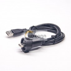 Type A USB 2.0 Connectors Male to USB Waterproof Type A Male Conversion Cables1M Type A USB 2.0 Connectors Male to USB Waterproof Type A Male Conversion Cables1M