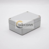 Plastic Electrical Enclosures Rectangle 58×83×33 Screw Fixation Waterproof Junction Box