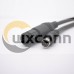 Round MINI DIN Connector To MINI DIN Plastic Thread Head 6 Pin Female To Male Injection Cable 28AWG PVC 0.3M Round MINI DIN Connector To MINI DIN Plastic Thread Head 6 Pin Female To Male Injection Cable 28AWG PVC 0.3M
