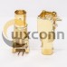 BNC Connector PCB Mount Right Angled Female Through Hole Gold Plating BNC Connector PCB Mount Right Angled Female Through Hole Gold Plating