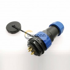 IP68 Connectors SP29 5Pin Plug Straight &Socket Rear-nut Mount IP68 Connectors SP29 5Pin Plug Straight &Socket Rear-nut Mount