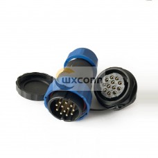 12Pin Connector SP29 12Pin Plug Straight&Socket Rear-nut Mount 12Pin Connector SP29 12Pin Plug Straight&Socket Rear-nut Mount