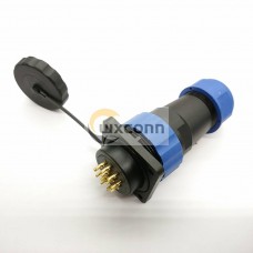 12Pin Connector SP29 12Pin Plug Straight&Socket Rear-nut Mount 12Pin Connector SP29 12Pin Plug Straight&Socket Rear-nut Mount