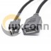 Mini Displayport to Displayport MDP Male with Screw lock to DP Female for Matrox 0.5MCable Mini Displayport to Displayport MDP Male with Screw lock to DP Female for Matrox 0.5MCable