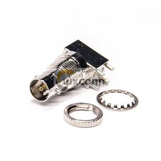 Mini BNC Connector Female Bulkhead Through Hole for PCB Mount Mini BNC Connector Female Bulkhead Through Hole for PCB Mount