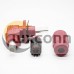 Surlok Power Connectors 8mm Right Angle Plug and Socket 150A Busbar Lug Red IP65 Surlok Power Connectors 8mm Right Angle Plug and Socket 150A Busbar Lug Red IP65