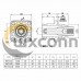 Surlok Power Connectors 8mm Right Angle Plug and Socket 150A Busbar Lug Red IP65 Surlok Power Connectors 8mm Right Angle Plug and Socket 150A Busbar Lug Red IP65