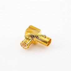 Male Connector Right Copper Gold-plated Standard 50Ω