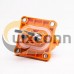 EV High Voltage Connector 200A 8mm φ6.5 Through Holes A Code Straight Plastic 2 Pin Socket EV High Voltage Connector 200A 8mm φ6.5 Through Holes A Code Straight Plastic 2 Pin Socket