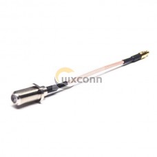 F Type Coaxial Cable Connectors 180 Degree Female to MCX Male Straight with RG316 F Type Coaxial Cable Connectors 180 Degree Female to MCX Male Straight with RG316