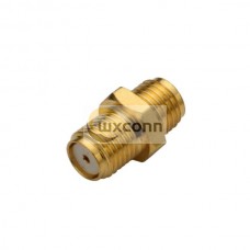 SMA Gold Plated Straight Bulkhead Female to Female Adapter for Panel Mount SMA Gold Plated Straight Bulkhead Female to Female Adapter for Panel Mount