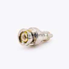 BNC Male Crimp Connector Straight Cable Mount Crimp For SYV-50-2-2 BNC Male Crimp Connector Straight Cable Mount Crimp For SYV-50-2-2