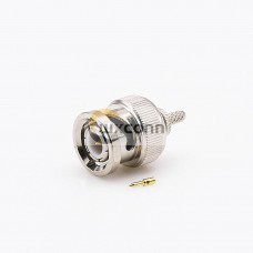 RG316 BNC Male Straight Connector Crimp For  Cable