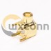 MCX Right Angle Female Connector Through Hole for PCB Mount Gold Plating MCX Right Angle Female Connector Through Hole for PCB Mount Gold Plating