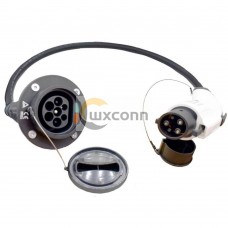 Type 2 to Type 1 Charging Cable EVSE Cable J1772 Plug to IEC 62196 Socket 1meter Type 2 to Type 1 Charging Cable EVSE Cable J1772 Plug to IEC 62196 Socket 1meter