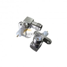 SMA Connector Panel Mount 90 Degree Jack with PTFE Stainless Steel SMA