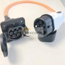 Car Charging Cable IEC 62196 plug to GB/T 20234 Socket Protable EV Connector 1 Meter Length Car Charging Cable IEC 62196 plug to GB/T 20234 Socket Protable EV Connector 1 Meter Length