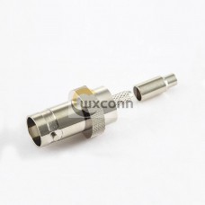 RG179 BNC Connector 75Ω Female Straight Cable Mount Crimp For RG179/1.5C-2V