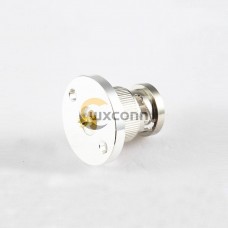 BNC Connector for Cable Solder Cup Male 180 Degree Circle Flange BNC Connector for Cable Solder Cup Male 180 Degree Circle Flange