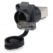 LP16-RJ45 Series RJ45 Female Socket IP67 Waterproof Ethernet Connector Panel Mount LP16-RJ45 Series RJ45 Female Socket IP67 Waterproof Ethernet Connector Panel Mount