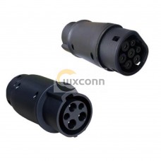 Type 1 to Type 2 Adapter EV / PHEV Charging Charge Cable Adapter Adaptor Converter 32A Type 1 to Type 2 Adapter EV / PHEV Charging Charge Cable Adapter Adaptor Converter 32A