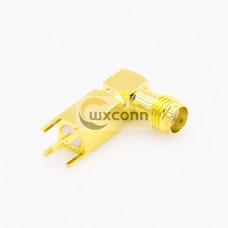 SMA Male Right Angle Connector PCB Mount DIP Type SMA Male Right Angle Connector PCB Mount DIP Type