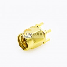 SMA Connector PCB Mount Male 180 Degree Through Hole SMA Connector PCB Mount Male 180 Degree Through Hole