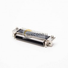 68 Pin SCSI Connector Female 90 Degree DIP with Harpoon for PCB Mount 68 Pin SCSI Connector Female 90 Degree DIP with Harpoon for PCB Mount