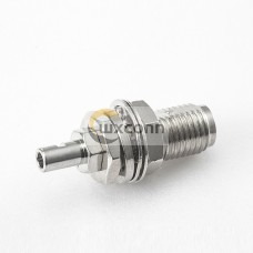 RG178/1.37mm/1.45mm SMA Connector Female Straight Front Bulkhead Nickel Plating Crimp With Solder for Cable RG178/1.37mm/1.45mm SMA Connector Female Straight Front Bulkhead Nickel Plating Crimp With Solder for Cable