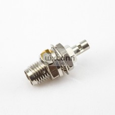 SMA Connector Crimp With Solder for RG178/1.37mm/1.45mm Panel Mount Front Bulkhead Female Straight