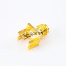 End Launch SMA Connector Female Straight PCB Mount End Launch SMA Connector Female Straight PCB Mount